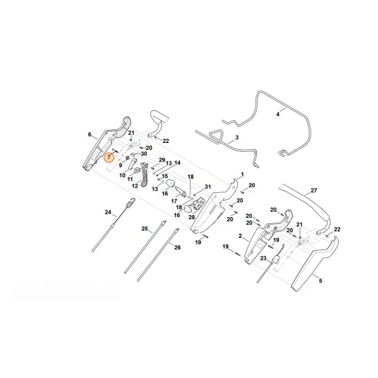 STIHL  Śruba z łbem okrągłym M5x35 9027 068 1081